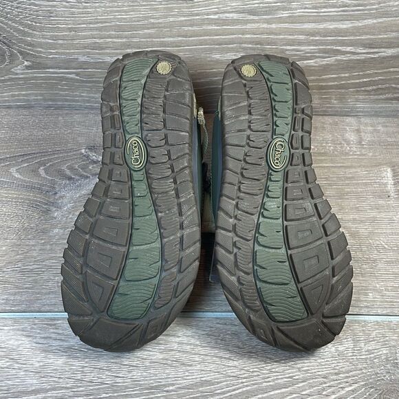 Chaco Odyssey Olive Green Waterproof Little Boy Sz 3 Hook & Loop Strap Sandals - Picture 7 of 10